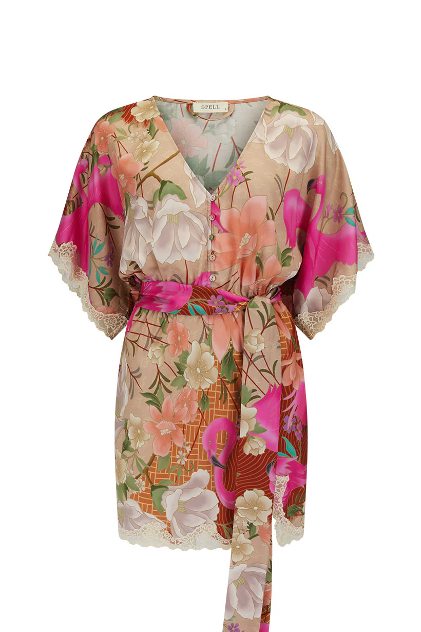 Floridian Lace Mini Dress - Image 8