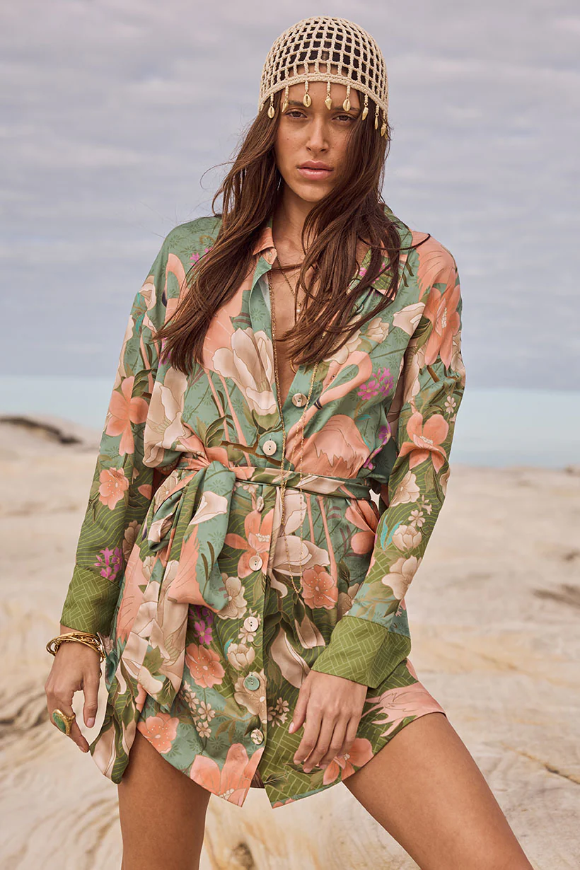Floridian Shirt Dress - Image 6