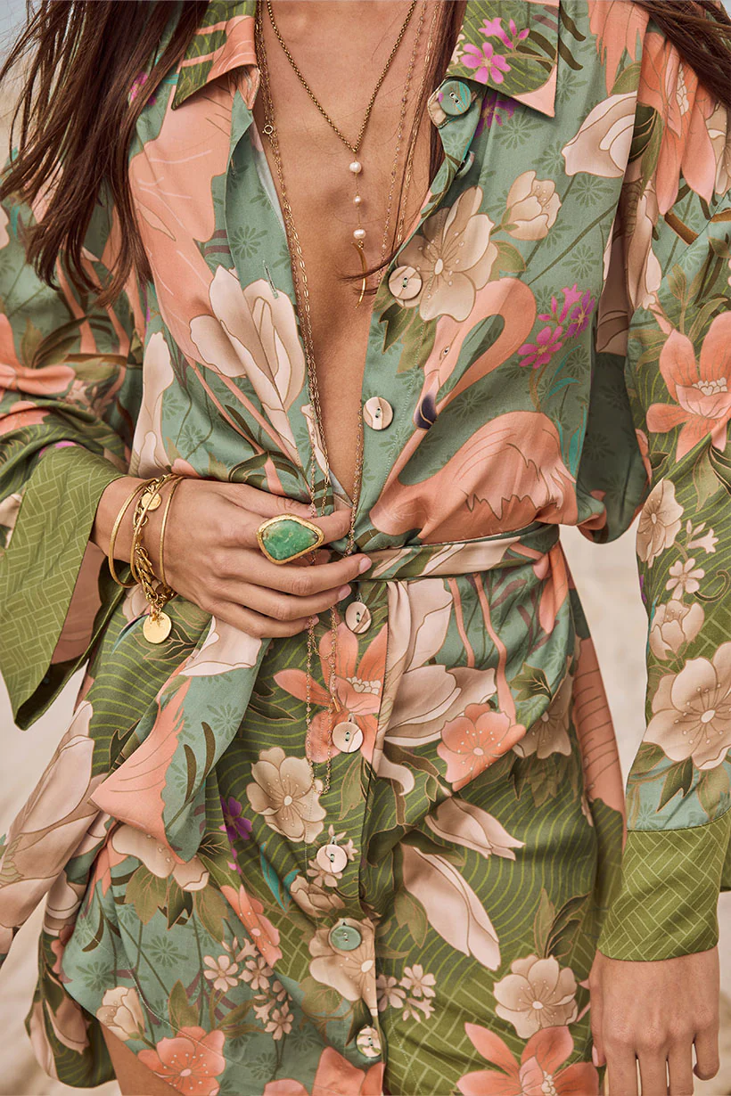 Floridian Shirt Dress - Image 7