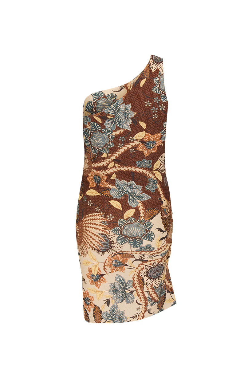 Volcano Goddess One Shoulder Mini Dress - Image 7