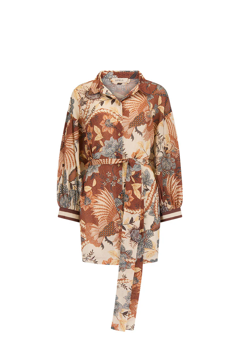 Volcano Goddess Shirt Dress - Image 6